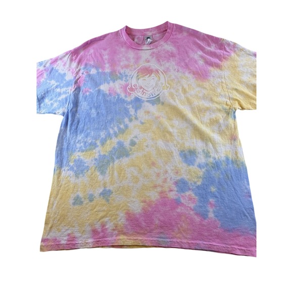 Colortone Other - Wendys Pride Tie Dye Shirt XL Pink Yellow Blue We Take Pride In Pride Colortone
